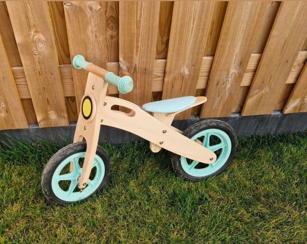HEMA houten loopfietsje, Ophalen, Gebruikt, Loopfiets