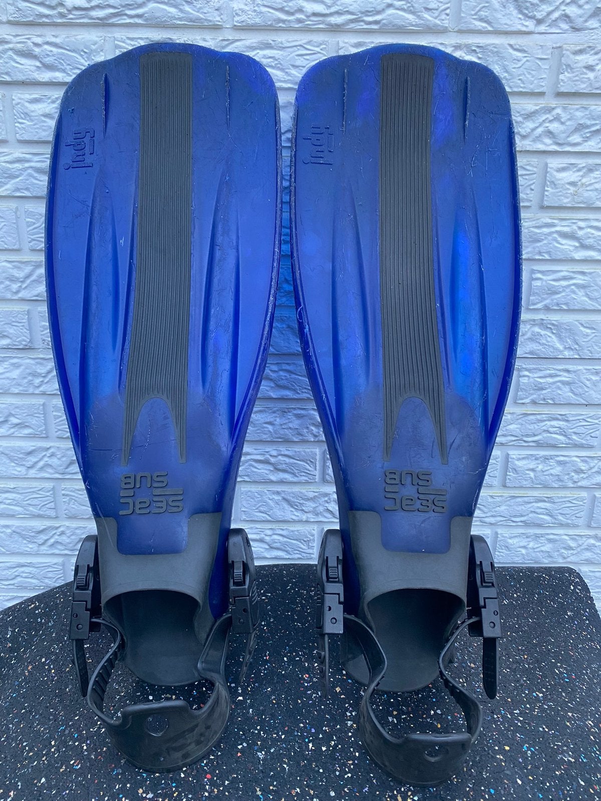 Buitenvinnen Seac Sub Indy S/M, Watersport en Boten, Duiken, Ophalen of Verzenden, Zo goed als nieuw, Zwem- of Duikvliezen
