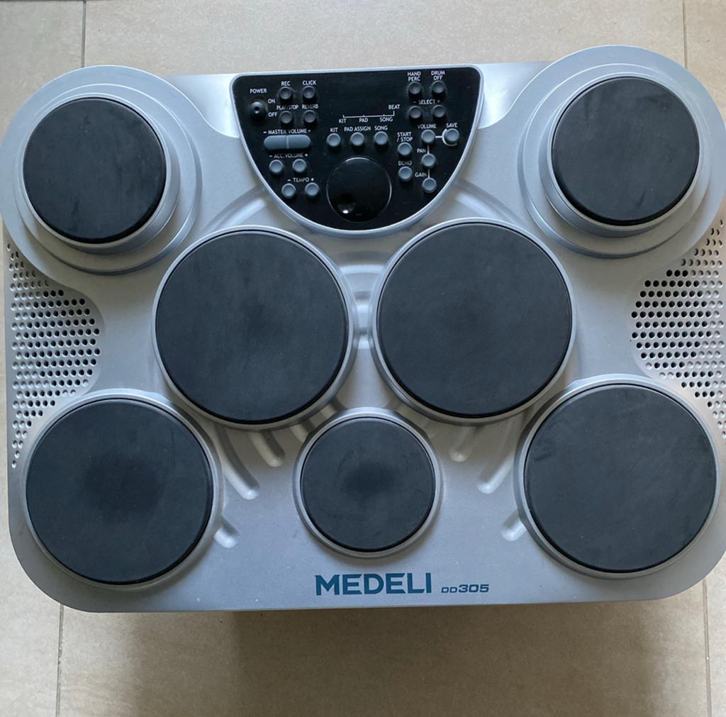 Medeli DD305 Elektronisch Drumstel met Voetpedalen, Ophalen of Verzenden, Gebruikt, Overige merken, Elektronisch