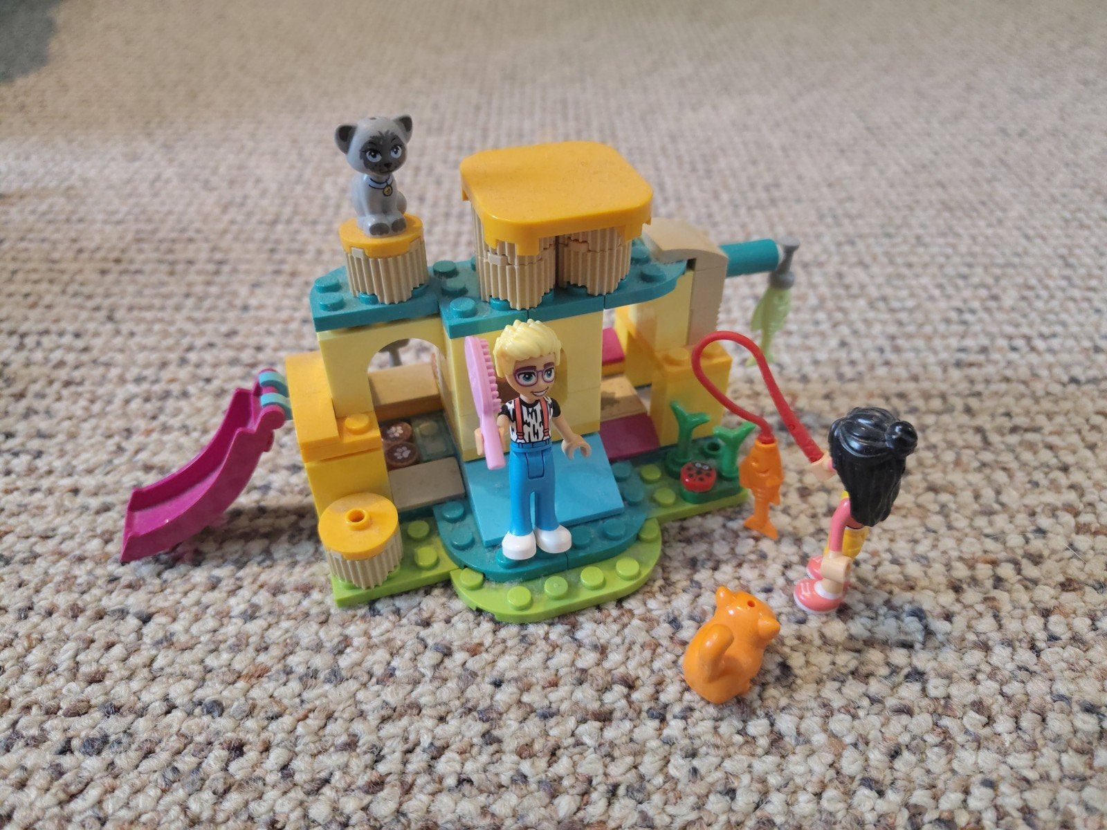 LEGO Friends 42612 Kattenopvang met glijbaan, Ophalen of Verzenden, Zo goed als nieuw, Overige merken