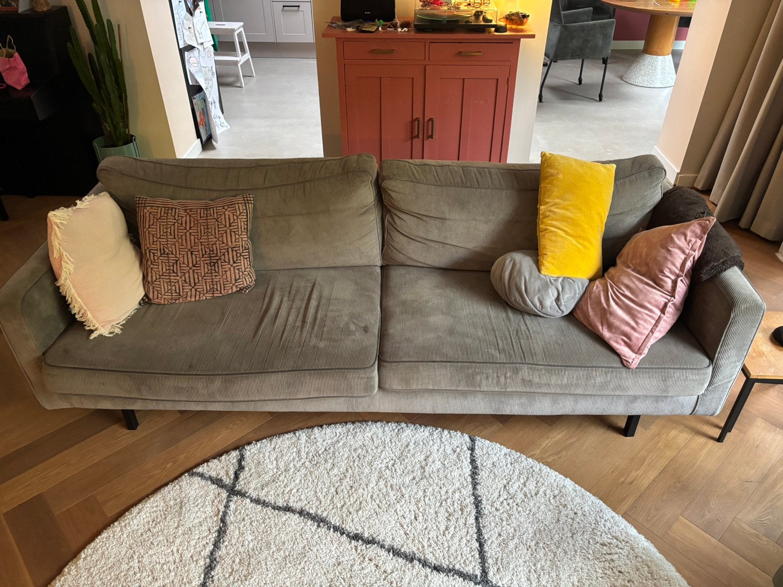 Gratis bank, 3 zits Be Pure, Ophalen, Zo goed als nieuw, 75 tot 100 cm, 200 tot 250 cm