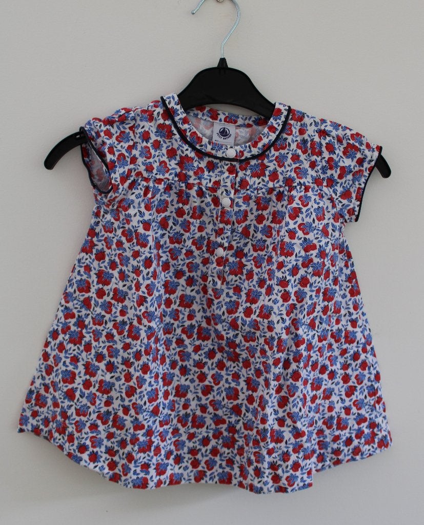 Jurk van Petit Bateau 12m / 74 cm, Kinderen en Baby's, Babykleding | Maat 74, Gebruikt, Meisje, Jurkje of Rokje, Ophalen of Verzenden