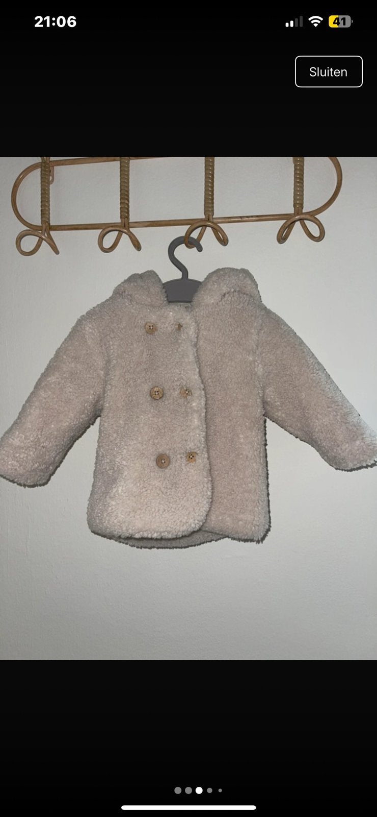 Prénatal Mooie WinterjasTeddyjasje Nieuw, Kinderen en Baby's, Ophalen of Verzenden, Nieuw, Meisje, Jasje