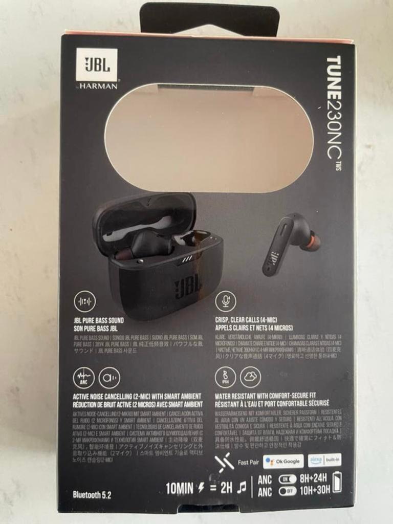 JBL Tune 230NC TWS Draadloze Oordopjes met Noise Cancelling, Ophalen, Nieuw, Draadloos