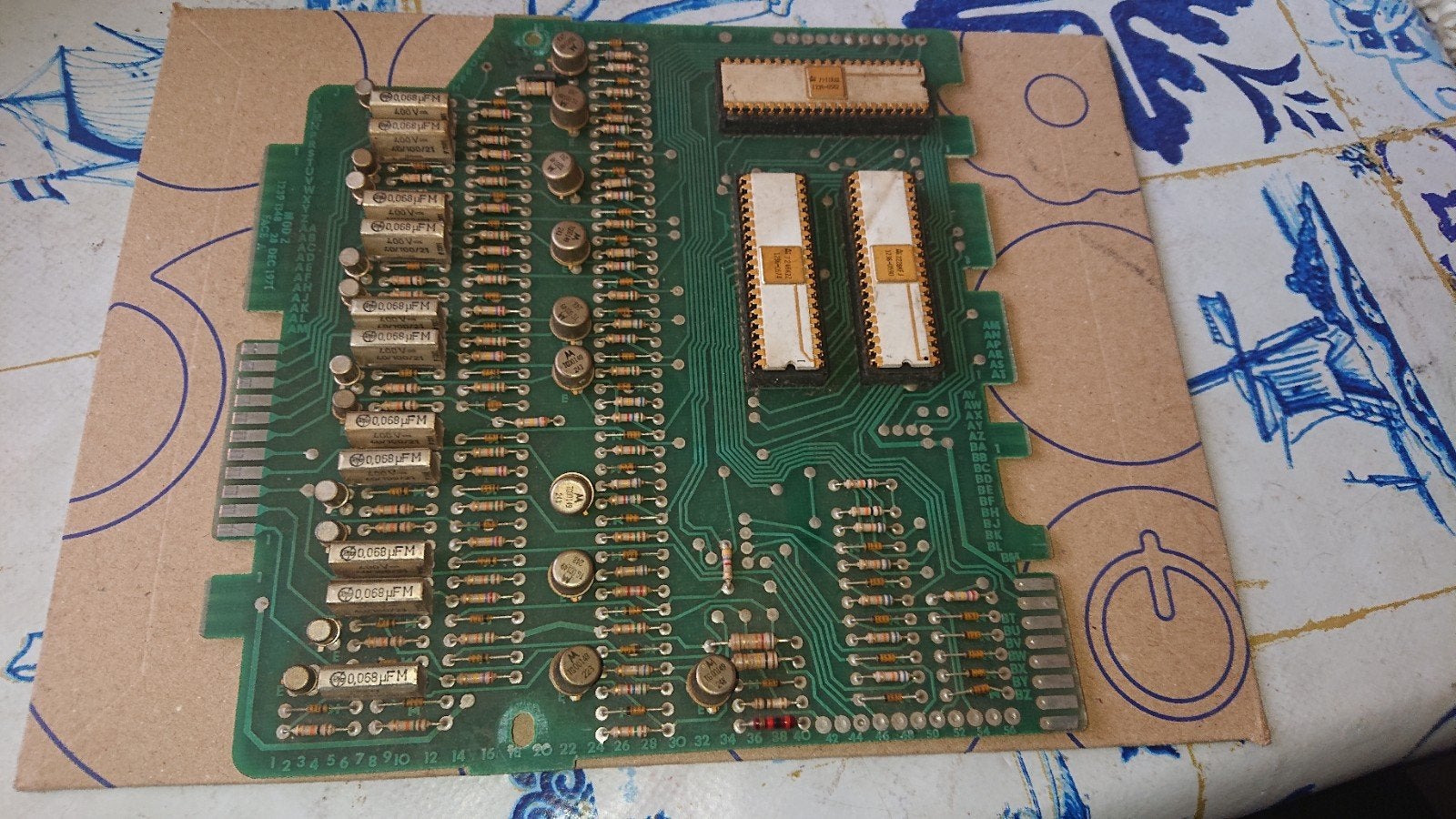 Burroughs calculator pcb uit 1971, Ophalen of Verzenden, Burroughs