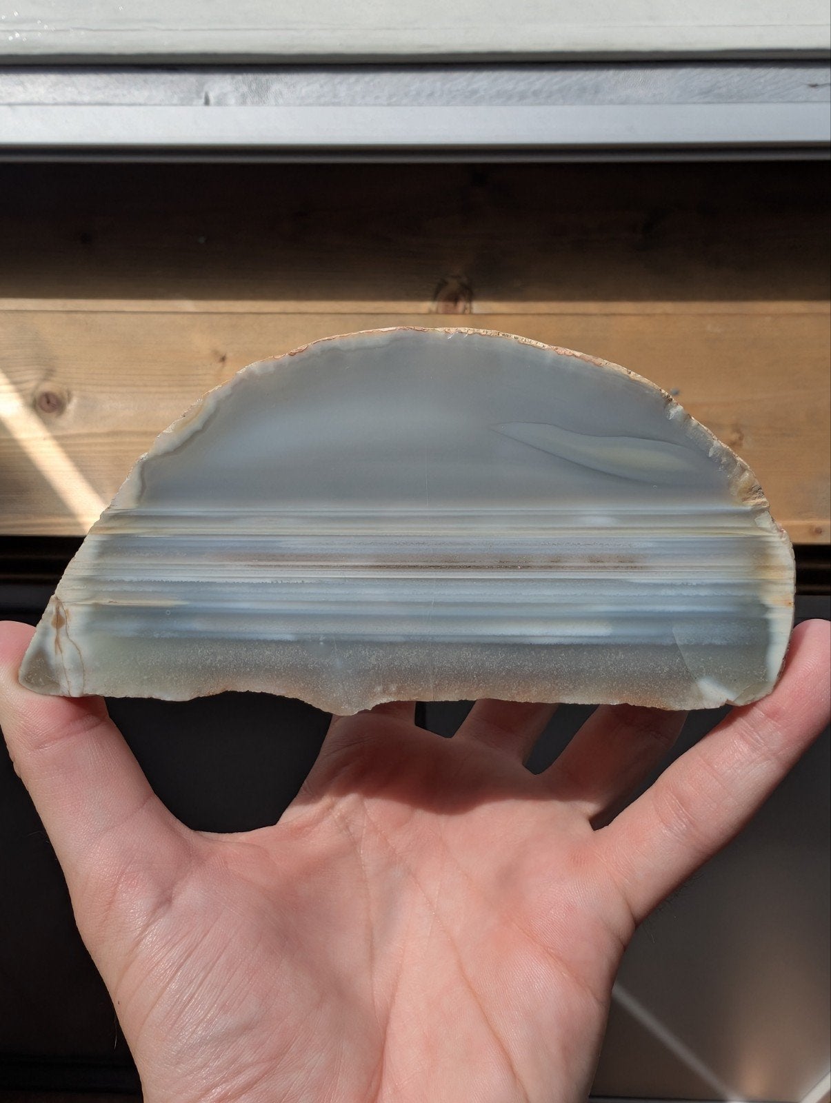 agaat uit Brazilië, Verzamelen, Mineralen en Fossielen, Ophalen of Verzenden, Mineraal