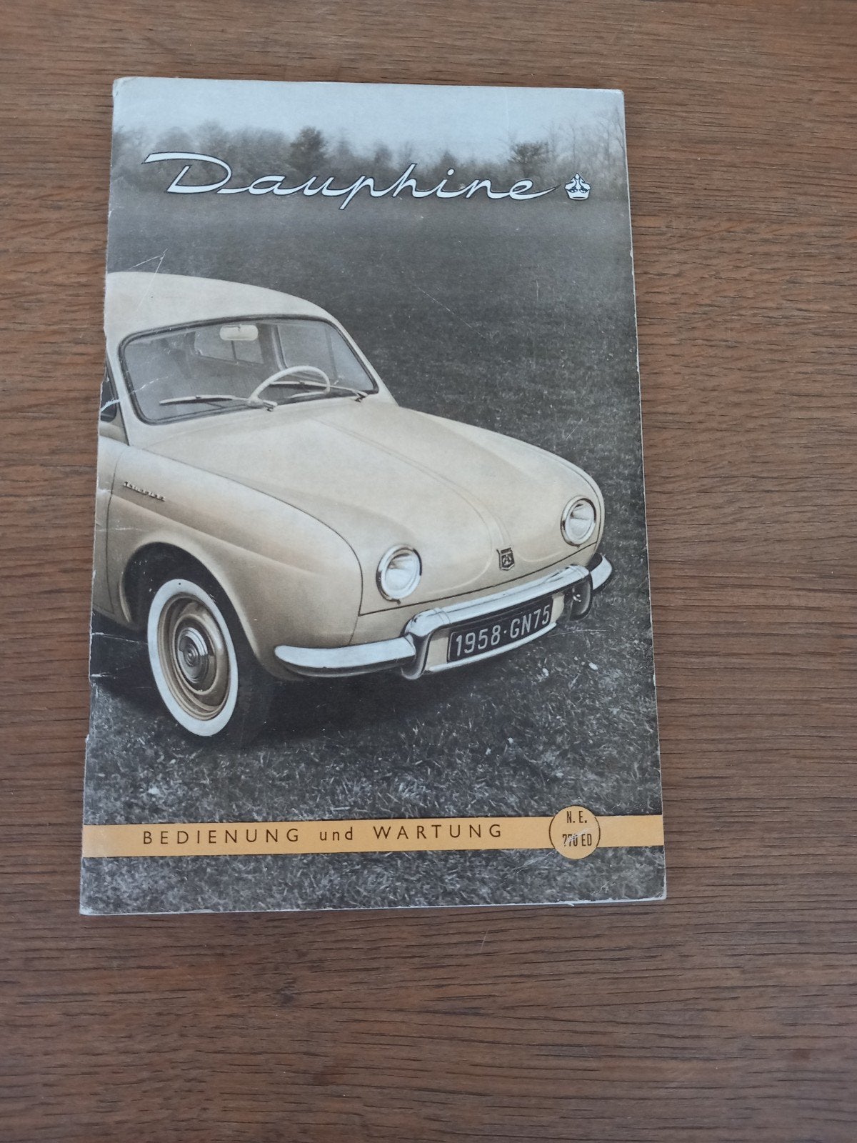 Renault Dauphine Bedienung und Wartung Handleiding 1957, Ophalen of Verzenden
