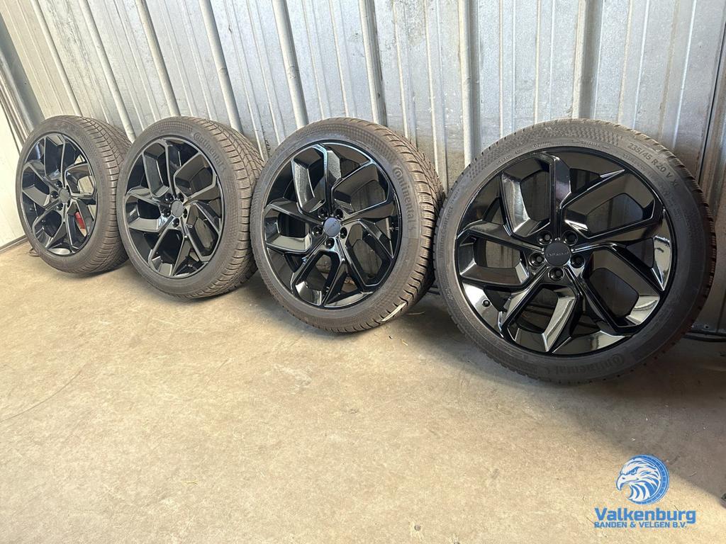 8mm! Originele Lynk & Co 20 inch zwarte velgen 5x108 winterb, Gebruikt, -, -, Banden en Velgen