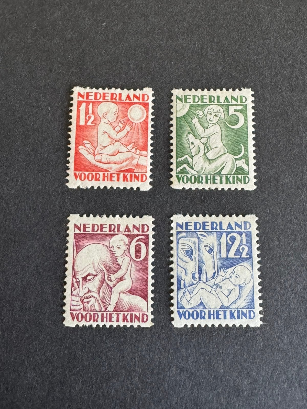 1930 Tweezijdige roltanding NVPH nr R86-88 ongestempeld, Verzenden, T/m 1940