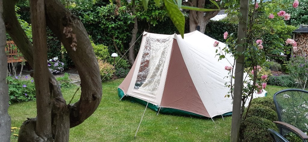 Tent Kolibri 3 persoons uit 1971., Caravans en Kamperen, Ophalen, Gebruikt, Tot en met 3