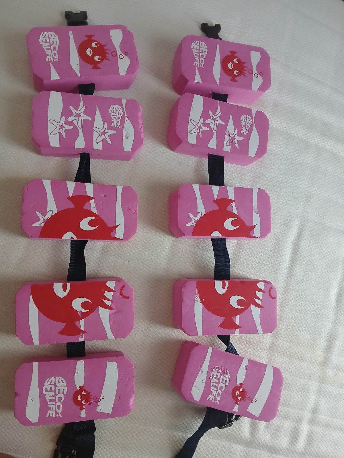 2x Beco Sealife zwemgordel zwembadje roze, Ophalen of Verzenden, Gebruikt