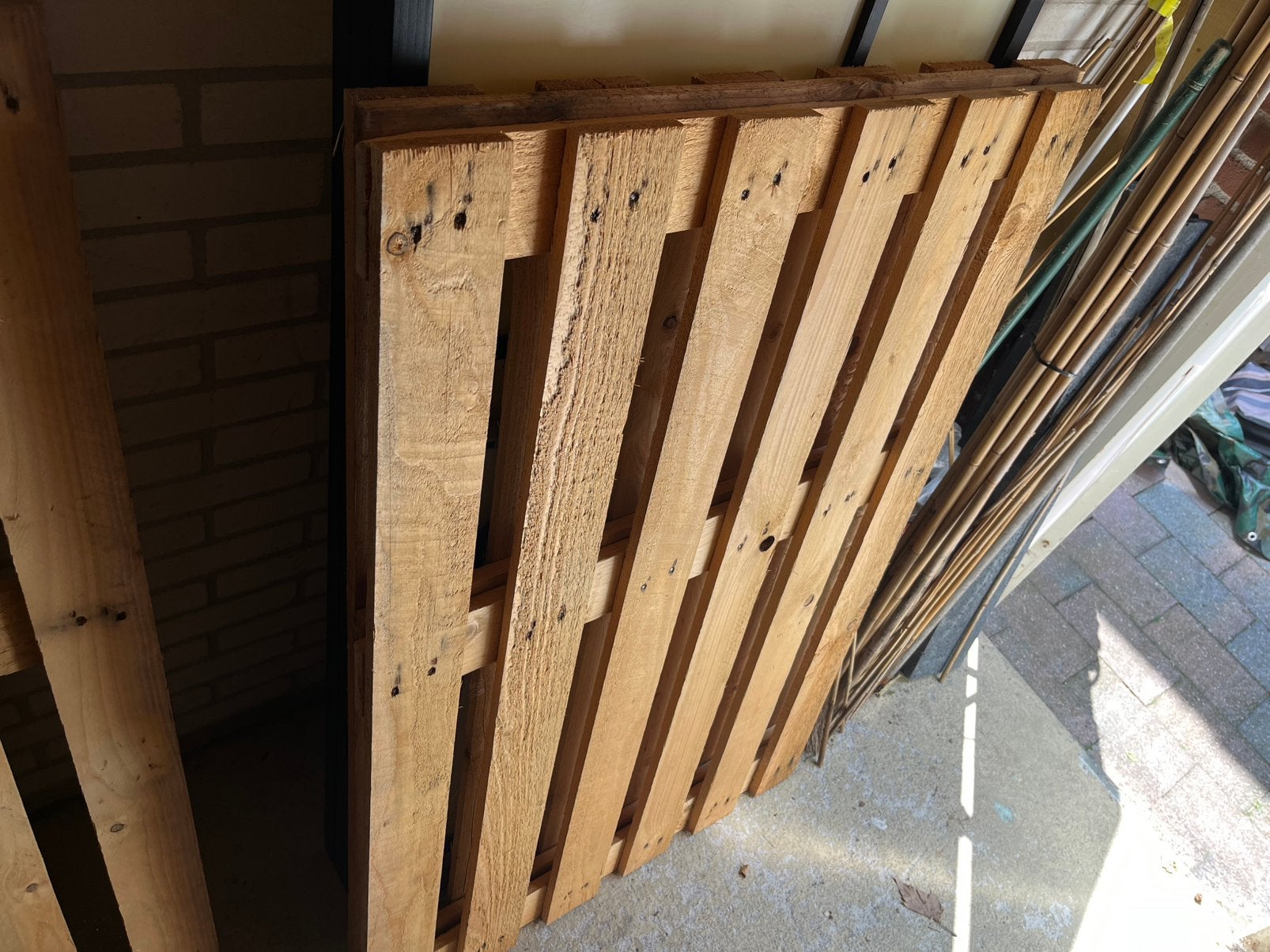 8X TUINHEKJES TUINHEK NIEUW afmt  124x82, Ophalen, Nieuw, Hout, Overige typen