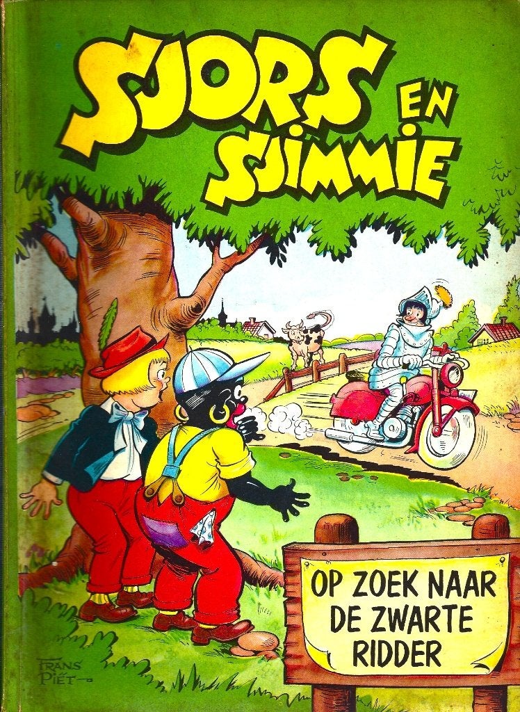 Sjors en Sjimmie - Op zoek naar de zwarte ridder - Album, Boeken, Stripboeken, Eén stripboek, Ophalen of Verzenden, Gelezen