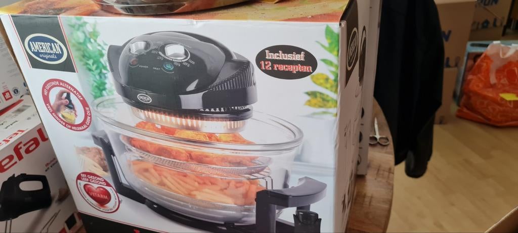 Glazen airfryer/grill, Ophalen, Zo goed als nieuw, Grill