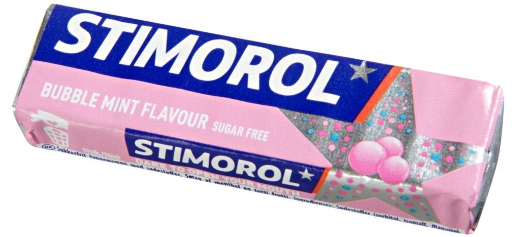 PARTIJ STIMOROL BUBBLE MINT SMAAK 14Gr, Ophalen, ., Nieuw, .