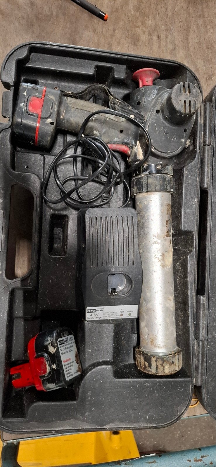 Powerhand 4.8V Kit met Accu en Lader, Ophalen of Verzenden, Gebruikt