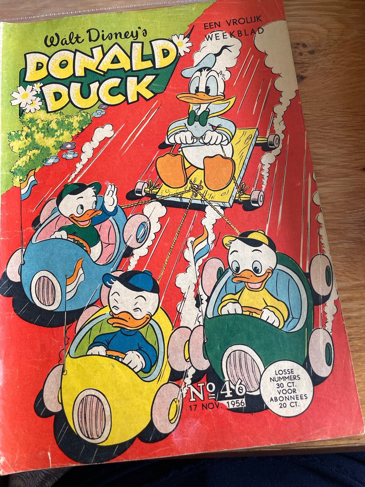 Donald Duck Weekblad nr. 46, 17 november 1956, Boeken, Ophalen of Verzenden, Gelezen, Overige typen