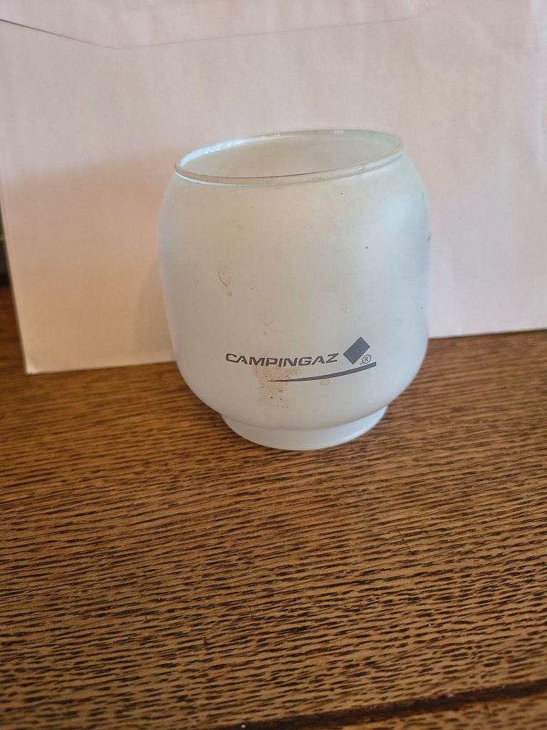 Campinggaz Glas Lamp 206L, Ophalen of Verzenden, Gebruikt