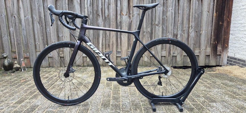 Giant TCR Advanced Pro Disc 1 | Powermeter | Maat ML, Fietsen en Brommers, Ophalen, 28 inch, Gebruikt, Carbon
