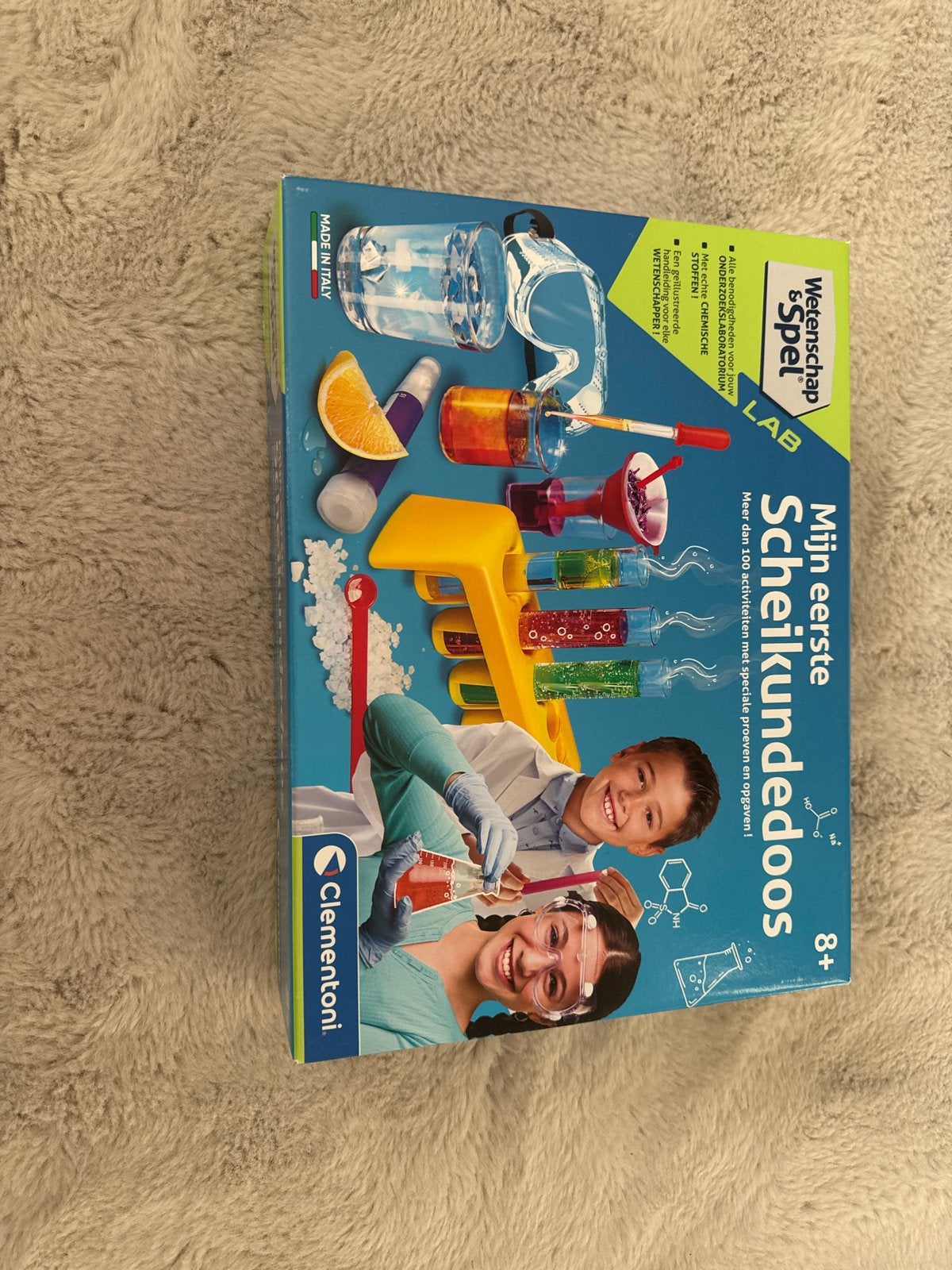 Clementoni Mijn Eerste Scheikundedoos - Wetenschap & Spel, Ophalen of Verzenden, Zo goed als nieuw, Ontdekken