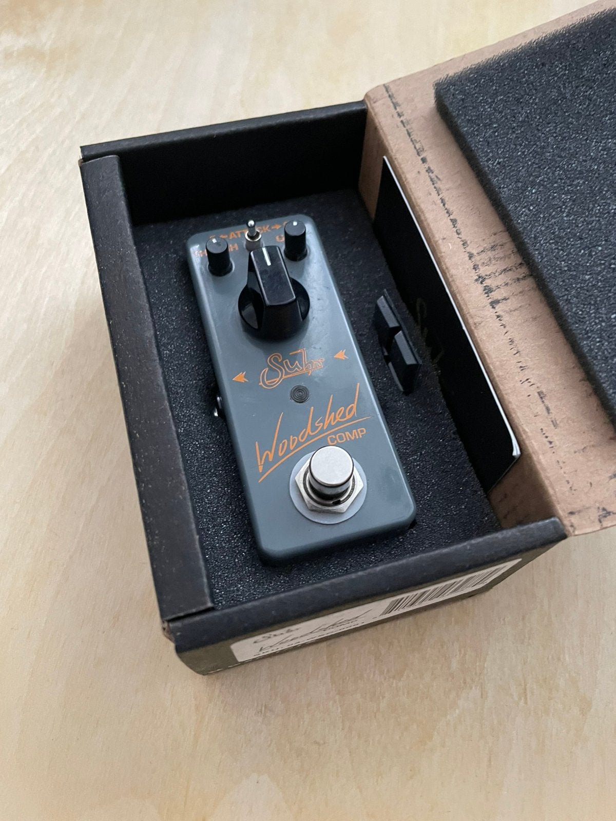 Suhr Woodshed Andy Wood compressor, Muziek en Instrumenten, Ophalen of Verzenden, Zo goed als nieuw, Compressor