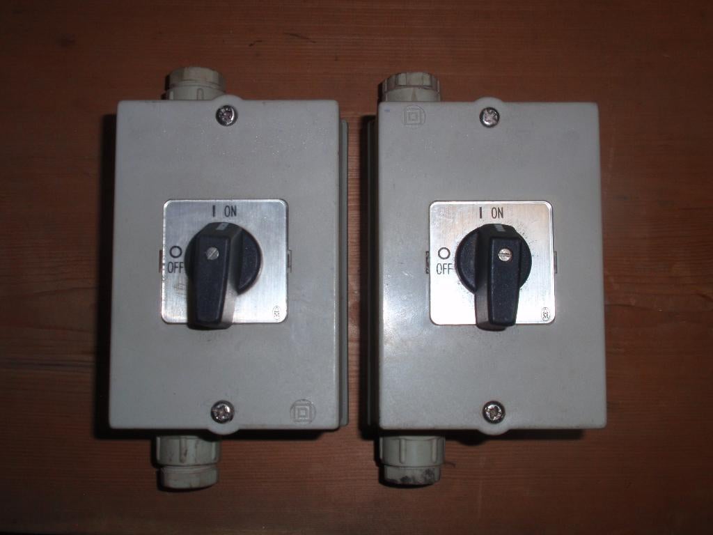 Schakelaars electro motoren:, Ophalen, Nieuw