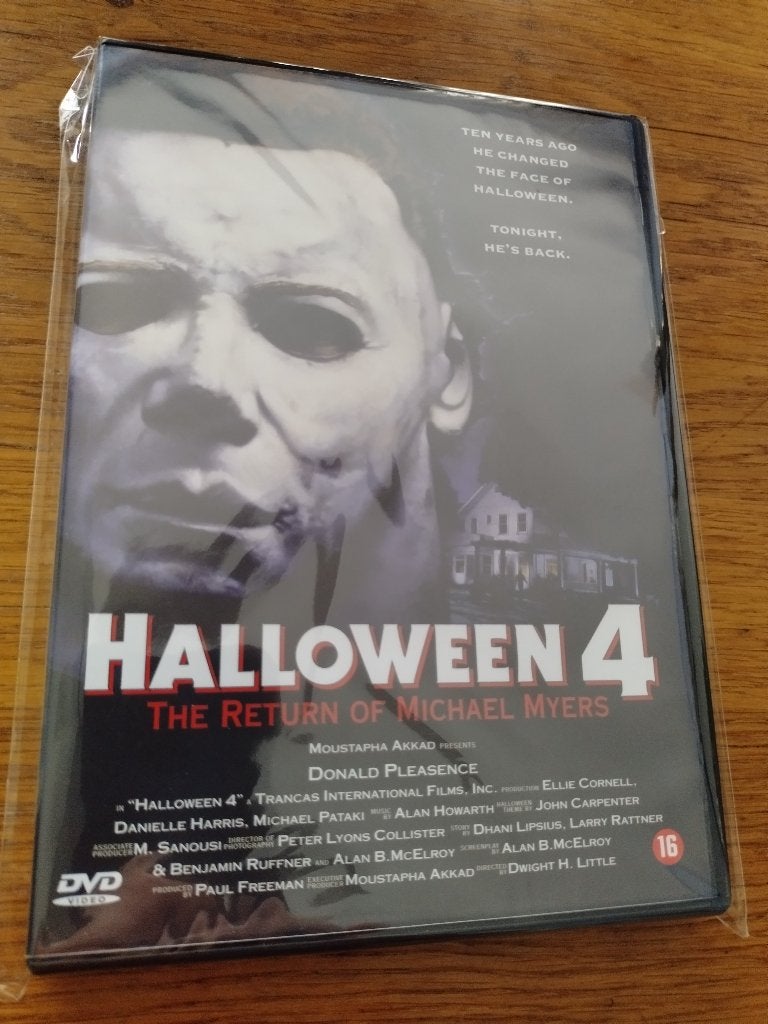Halloween 4.  (dvd), Cd's en Dvd's, Dvd's | Horror, Vanaf 16 jaar, Ophalen, Gebruikt, Slasher
