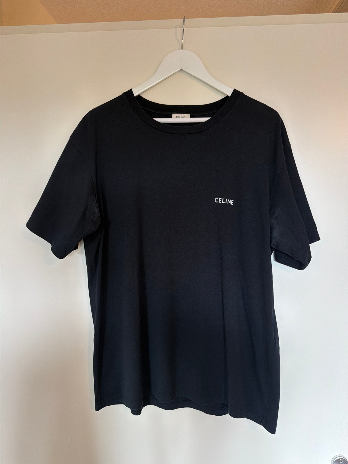 Celine T-shirt Zwart Maat L, Kleding | Heren, T-shirts, Ophalen of Verzenden, Gedragen, Maat 52/54 (L), Zwart