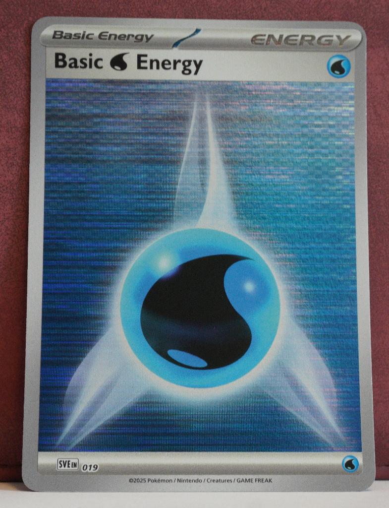 Water Energy Holo 019 Scarlet & Violet Energies Pokémon, Verzenden, Nieuw, Losse kaart