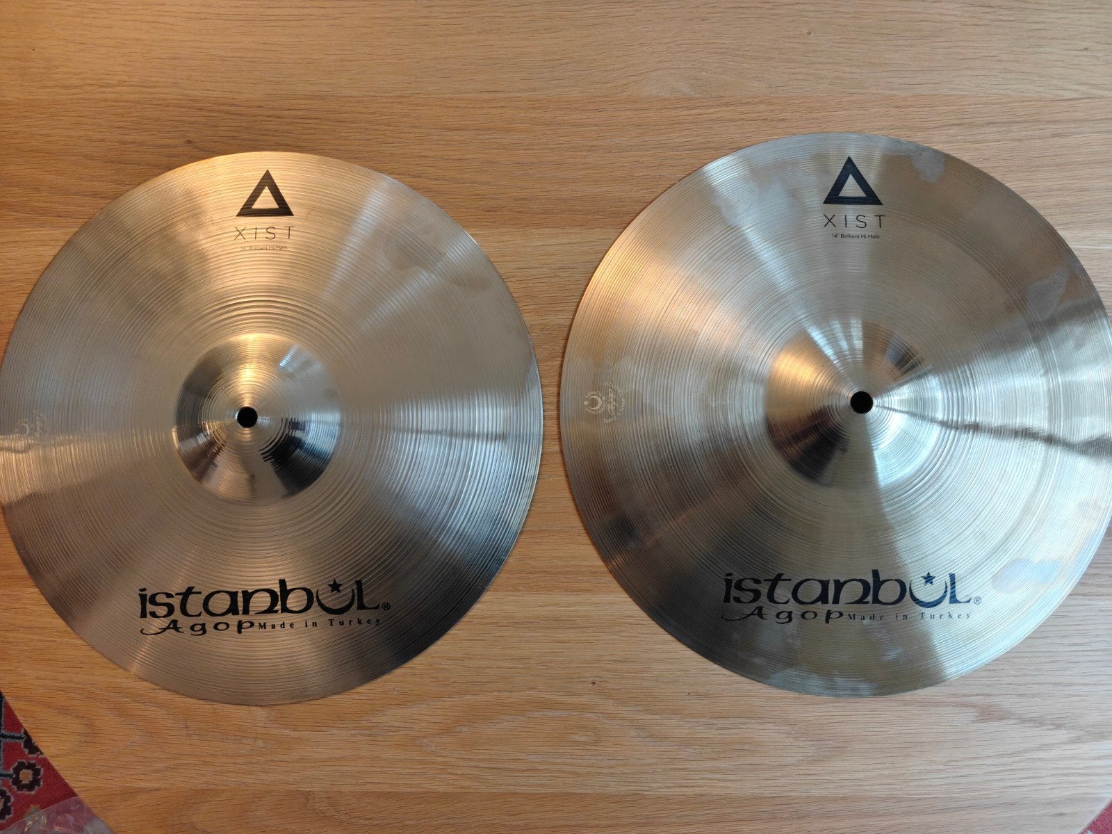 Istanbul Agop Xist Brilliant 14" Hi-Hat Cymbals, Ophalen of Verzenden, Nieuw, Overige merken