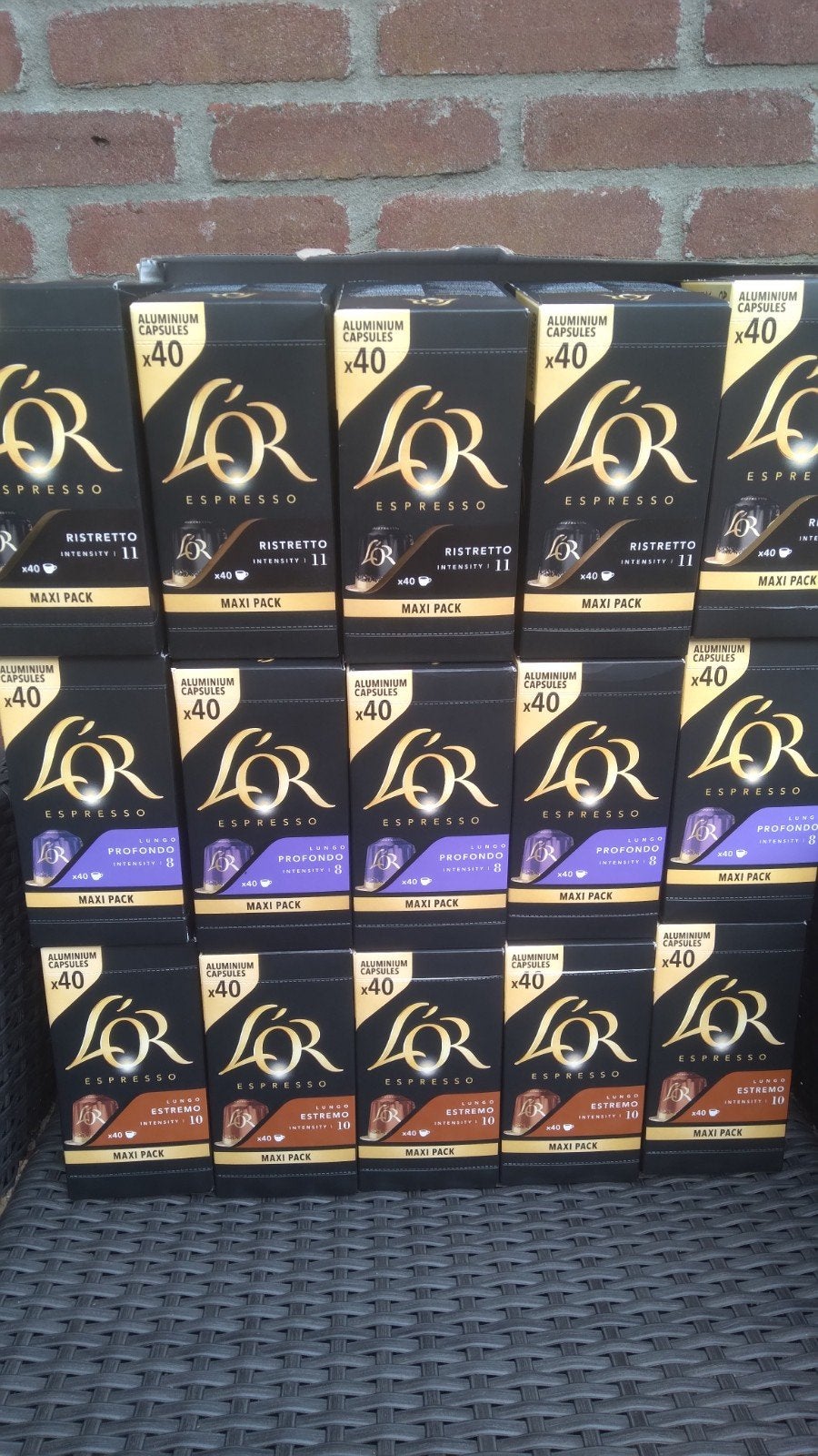 L'OR Espresso asorti Maxi Packs 40, Verzenden, Overige modellen, Koffiepads en cups
