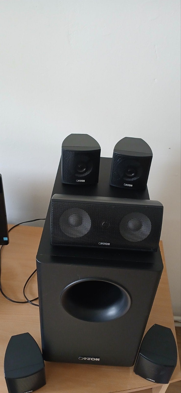 Canton 5.1 set, Gebruikt, 70 watt of meer, 5.1-systeem, Overige spelers