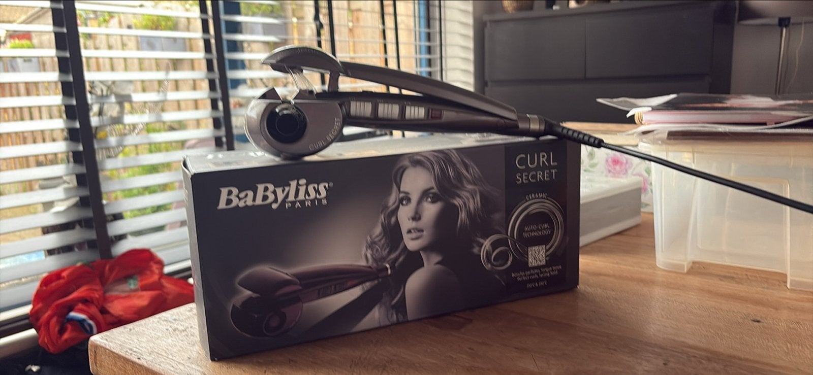 BaByliss Curl Secret Krultang - Automatische Krullen, Sieraden, Tassen en Uiterlijk, Ophalen of Verzenden, Zo goed als nieuw, Krultang of Stijltang