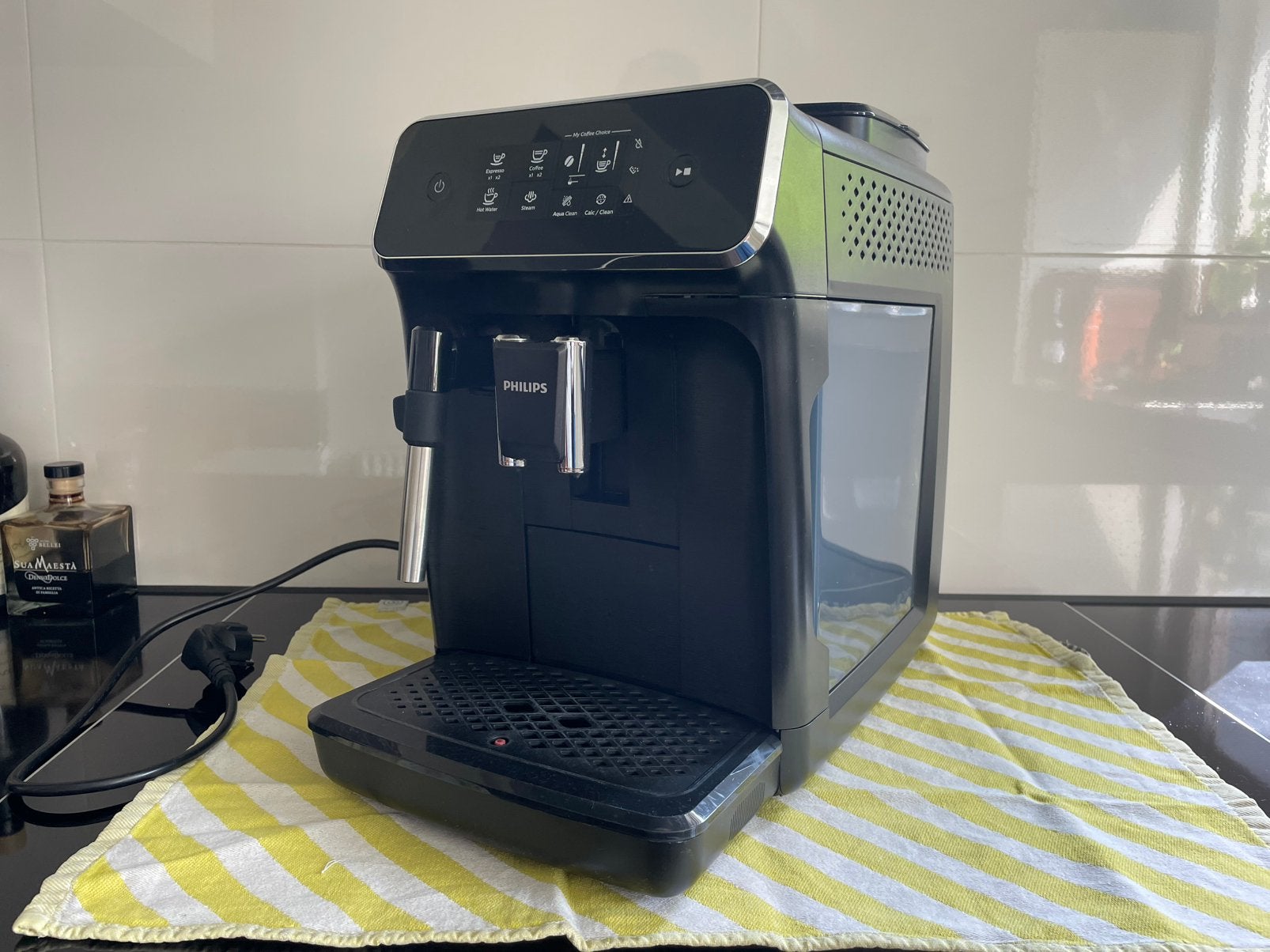 Philips Saeco 2200 series - incl Ontkalker en ontvettingstab, Witgoed en Apparatuur, Koffiezetapparaten, Ophalen of Verzenden