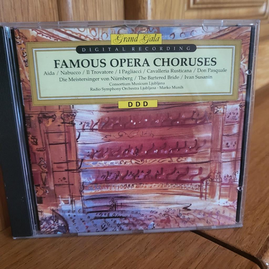 Symfonic Orkestra Ljubljana - Famous Opera Chorus - Zgan, Ophalen of Verzenden, Romantiek, Zo goed als nieuw, Opera of Operette