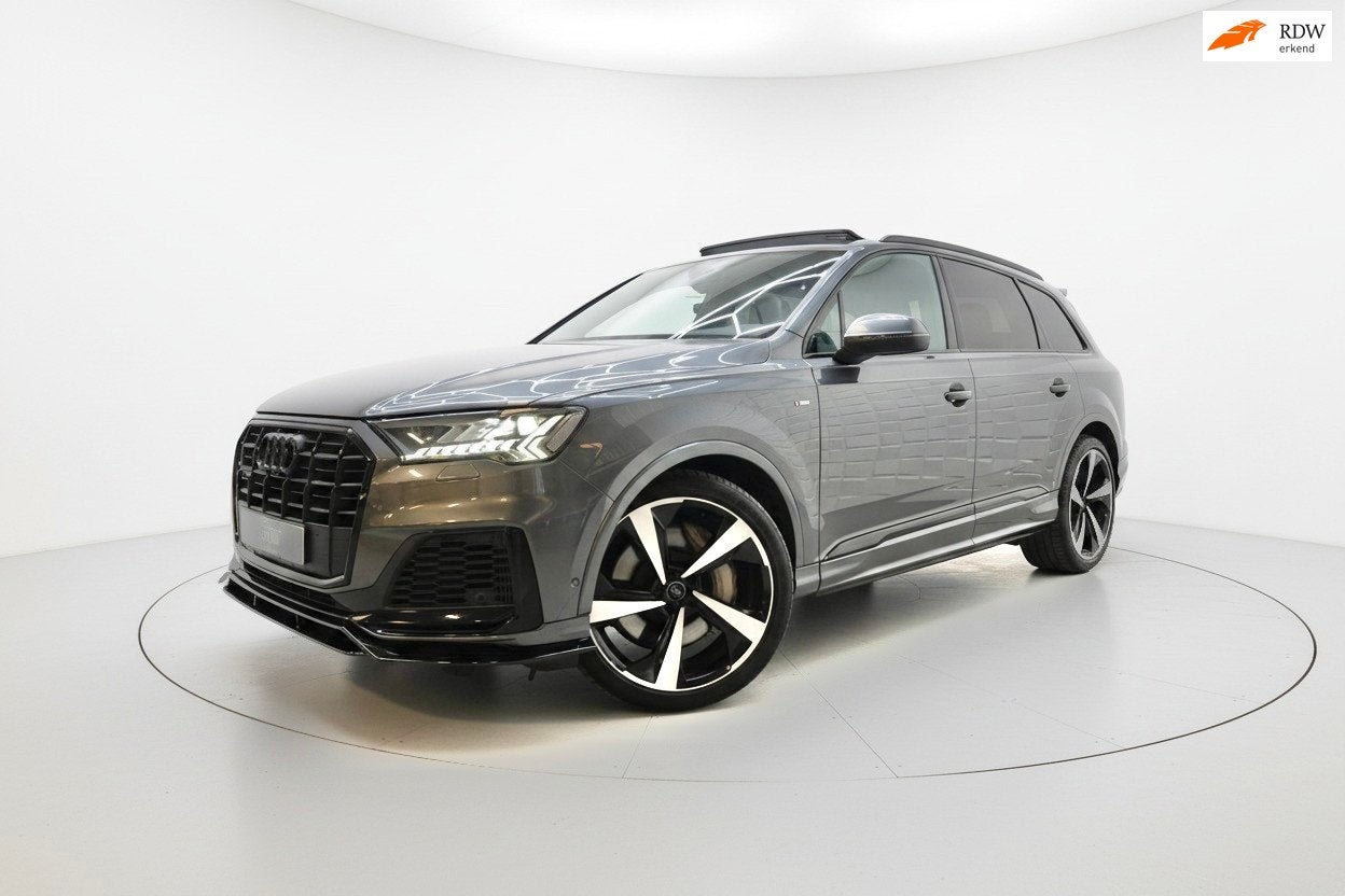 Audi Q7 55 TFSI e quattro 3x S LINE PANO VIRTUAL MATRIX, Auto's, Automaat, Gebruikt, 2995 cc, Plug-in hybride