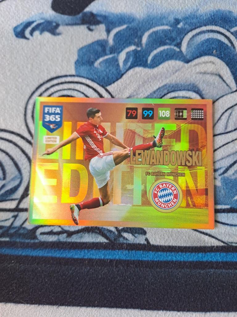 FIFA 365 Limited Edition Lewandowski bayern München, Ophalen of Verzenden, Gebruikt, Buitenlandse clubs, Spelerskaart