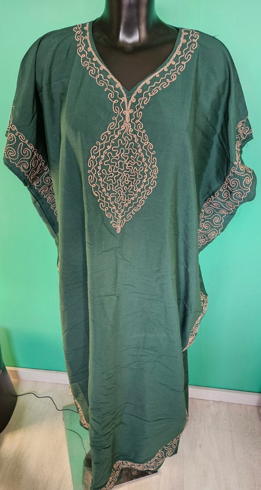 Mooie, groene djellaba, Ophalen, Zo goed als nieuw, Groen, Trui of Vest
