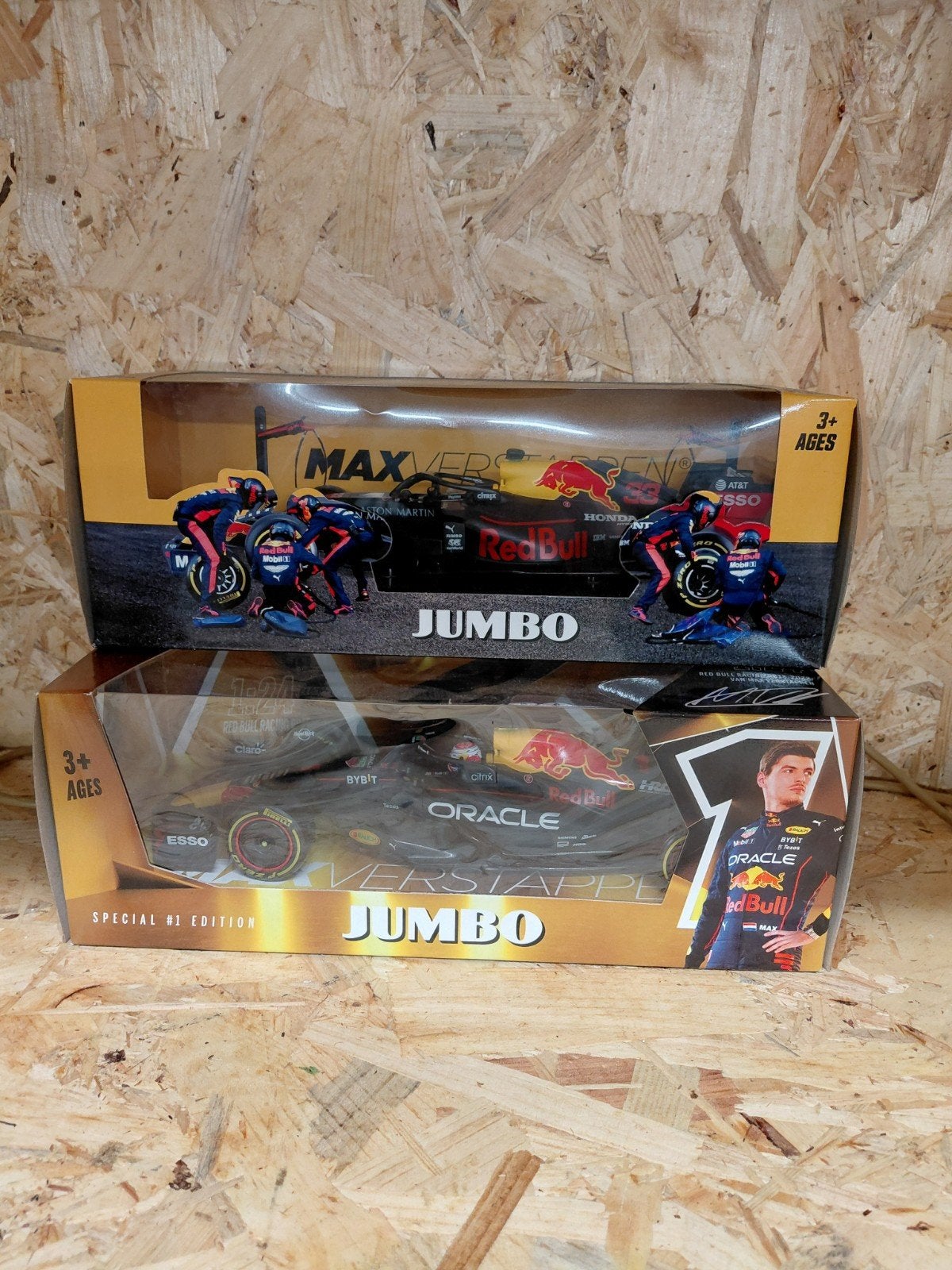 Max Verstappen Red Bull Racing schaalmodellen Jumbo, Ophalen, Nieuw, Auto, Overige merken