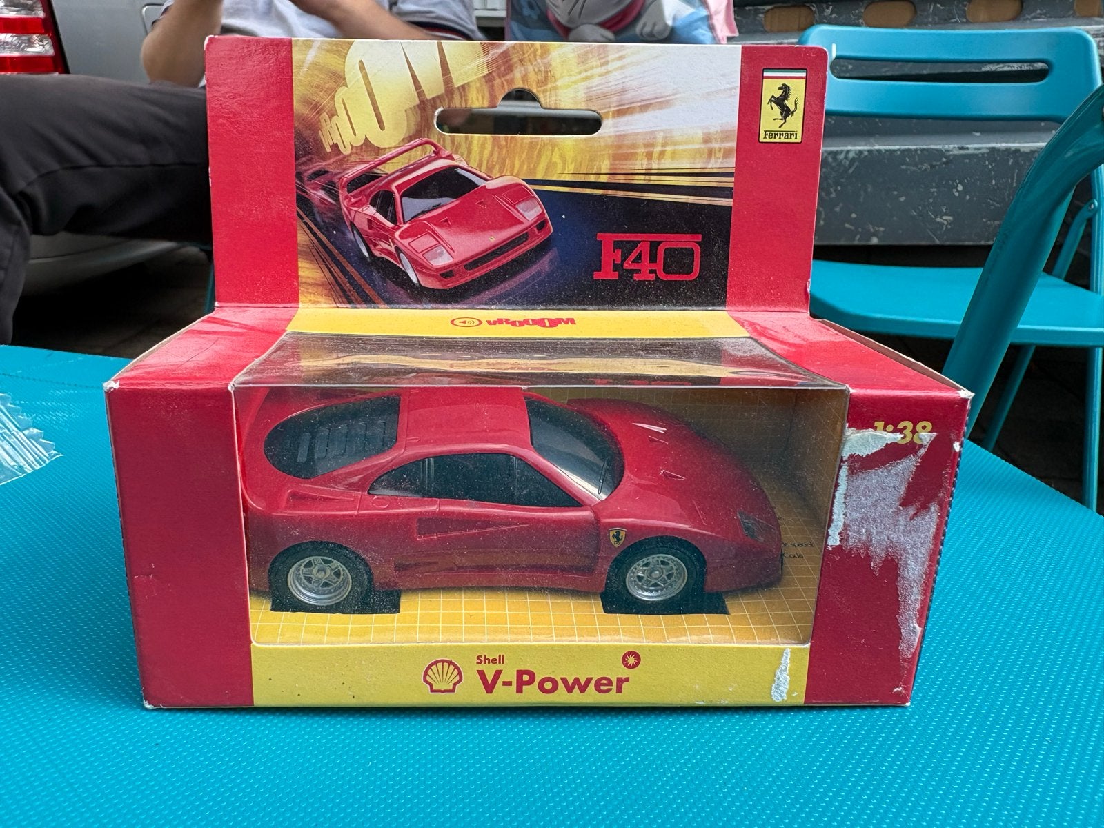 Ferrari F40 Shell V-Power Modelauto - Nieuw in doos, Kinderen en Baby's, Speelgoed | Speelgoedvoertuigen, Ophalen of Verzenden