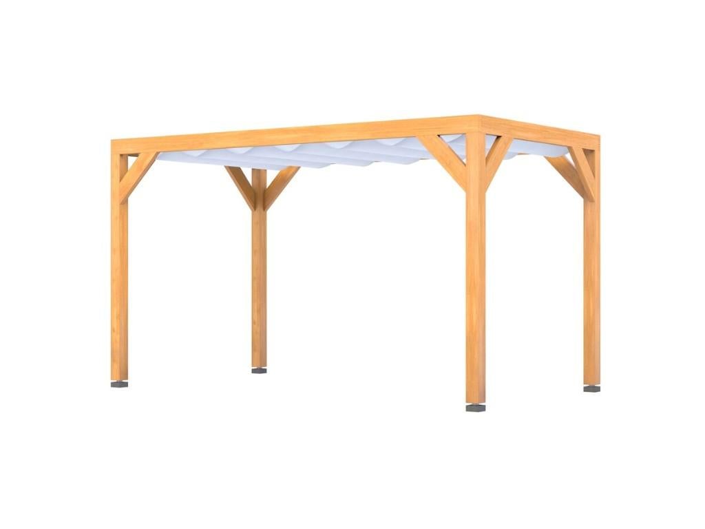 Douglas pergola bouwpakket | Harmonicadoek | Diverse maten, Tuin en Terras, Overkappingen, Ophalen of Verzenden, Nieuw, Tuinpaviljoen