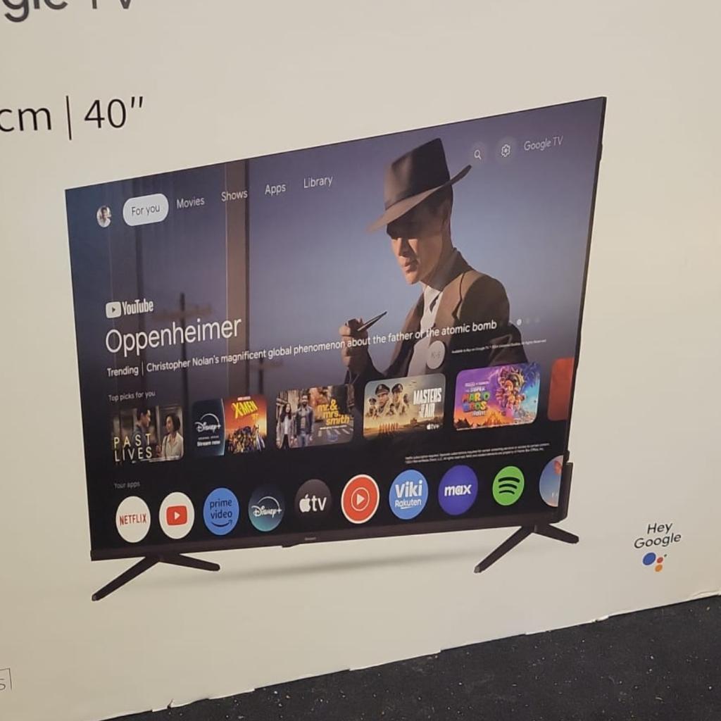 Sharp 40GF2465 40inch Full HD Google Smart Led TV | Nieuw, Sharp, Nieuw, https://global.sharp/contact/, 1 Takumi-cho, Sakai-ku, Sakai City, Osaka 590-8522, Japan