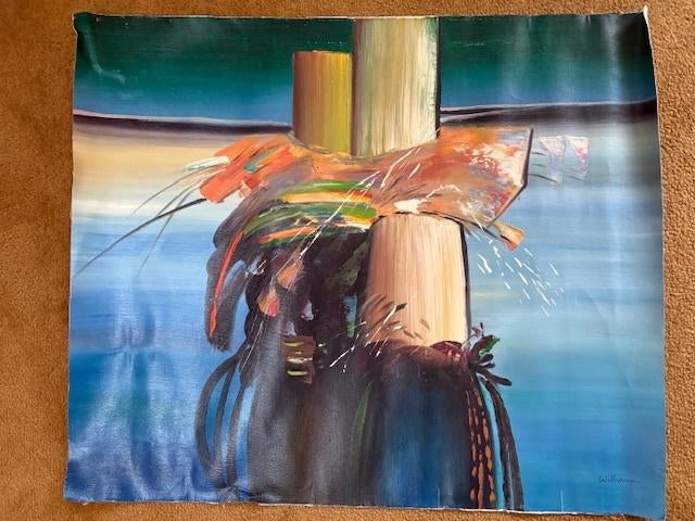 Schilderij fantasie op doek, Ophalen of Verzenden
