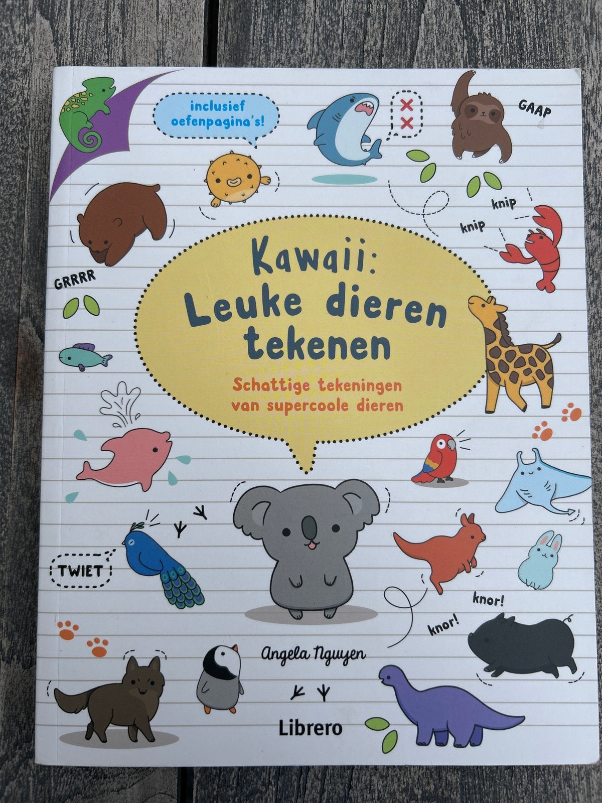 Kawaii: Leuke dieren tekenen - Leer schattige dieren tekenen, Ophalen of Verzenden, Zo goed als nieuw, Boek of Gids