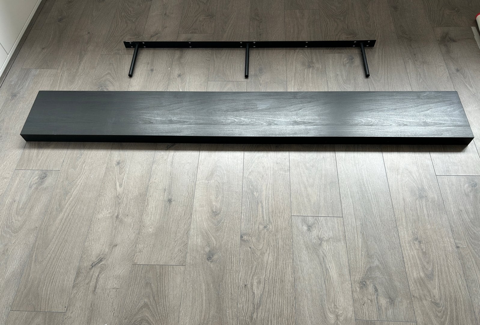 IKEA LACK wandplank zwart, Ophalen, Gebruikt