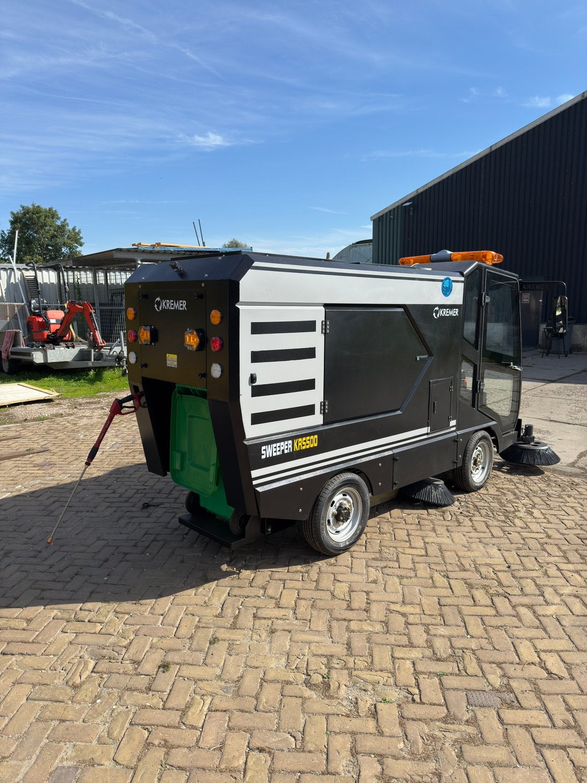 Kremer KRS500 elektrische veegmachine nieuw 220cm breed, Ophalen, ., Nieuw, .