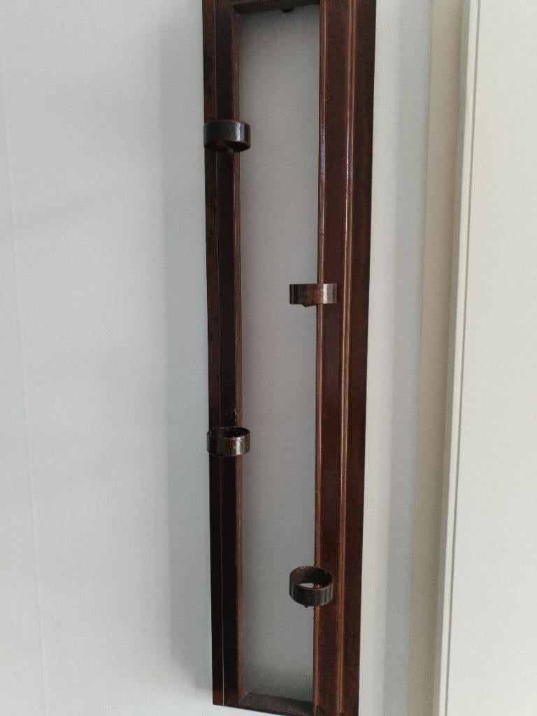 Wand decoratie, Metaal, 20 cm, Ophalen of Verzenden, Zo goed als nieuw