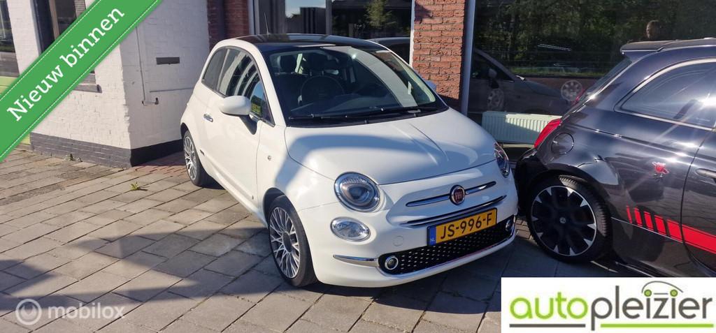 Fiat 500 0.9 TwinAir Turbo Lounge, Auto's, Fiat, Gebruikt, Wit, Origineel Nederlands, Bedrijf