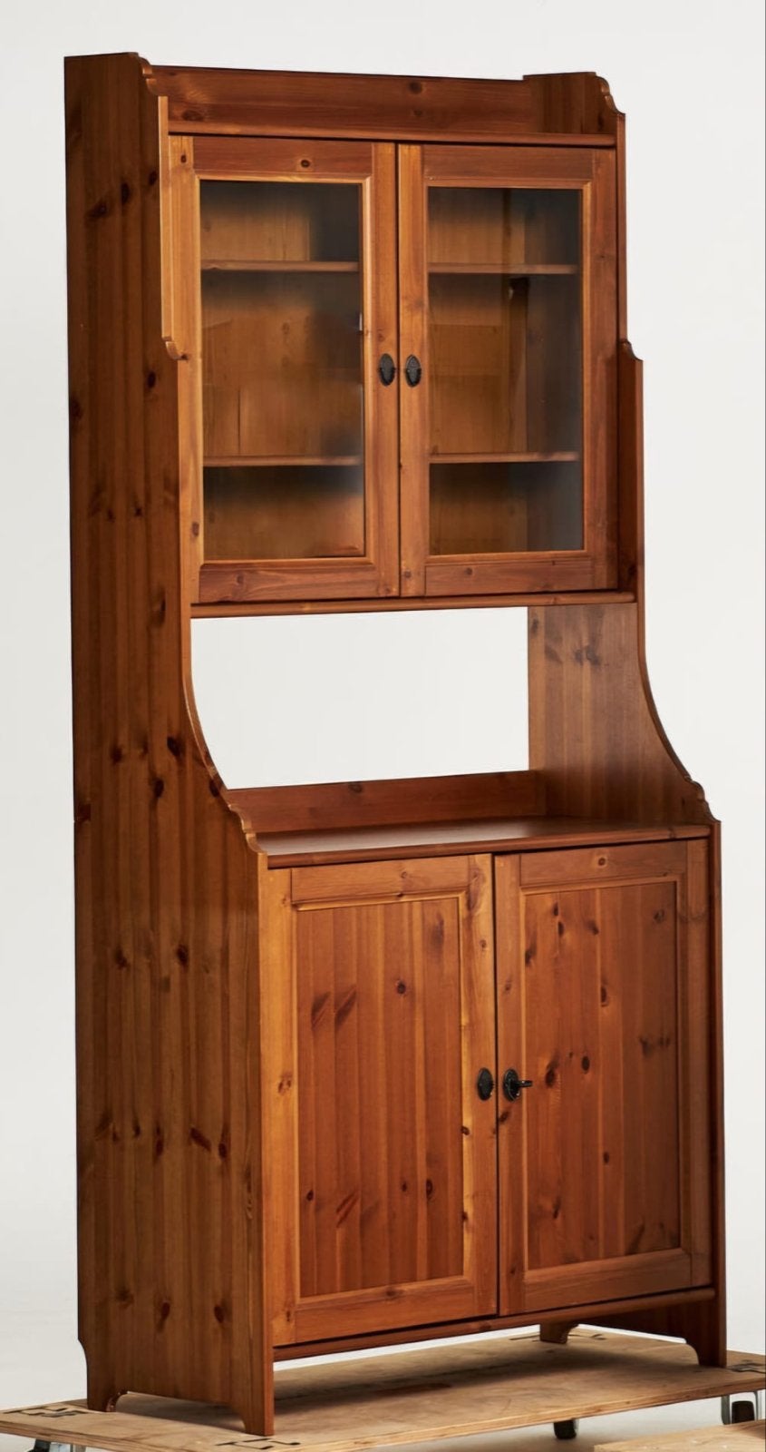 IKEA LEKSVIK buffetkast / vitrinekast - Zo goed als nieuw, Ophalen, 50 tot 100 cm, Zo goed als nieuw, 25 tot 50 cm