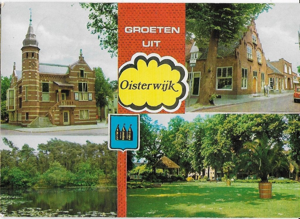 Q1065 Gelopen ansichtkaart groeten uit Oisterwijk, Ophalen of Verzenden, 1980 tot heden, Gelopen, Noord-Brabant